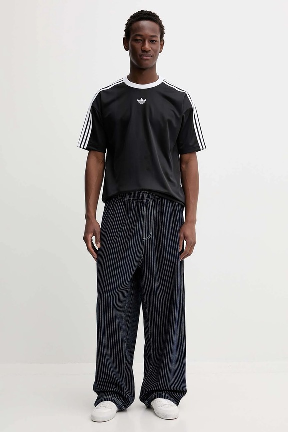 Majica kratkih rukava adidas Originals Jacquard Jersey JW5876 crna AW25