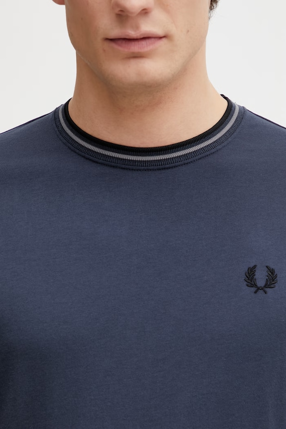 Fred Perry t-shirt męski bawełniany granatowy M1588V
