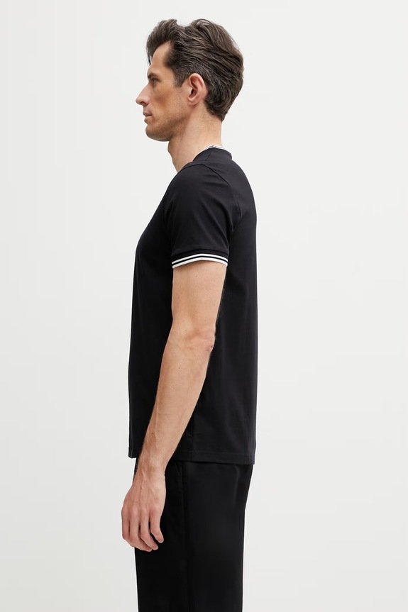 Fred Perry tricou de bumbac bărbătesc M1588V negru SS26