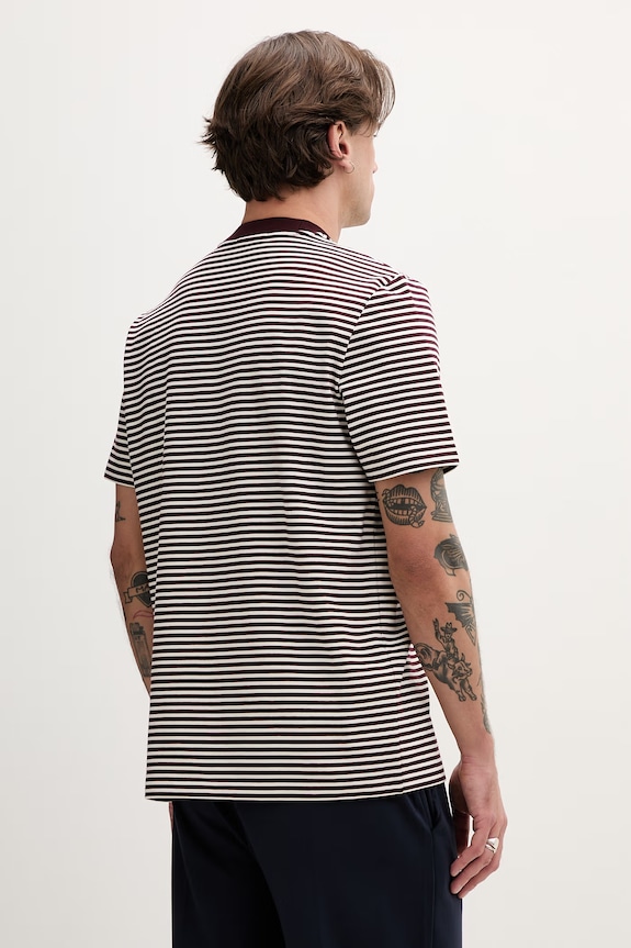 Odzież Fred Perry t-shirt bawełniany M6581 bordowy