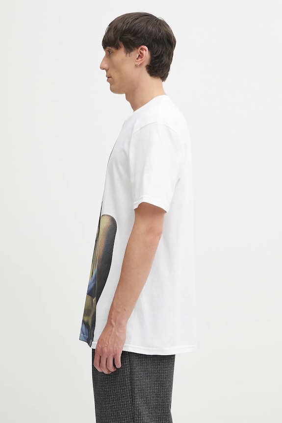 Fucking Awesome tricou din bumbac Last Night PN20151 alb AW25
