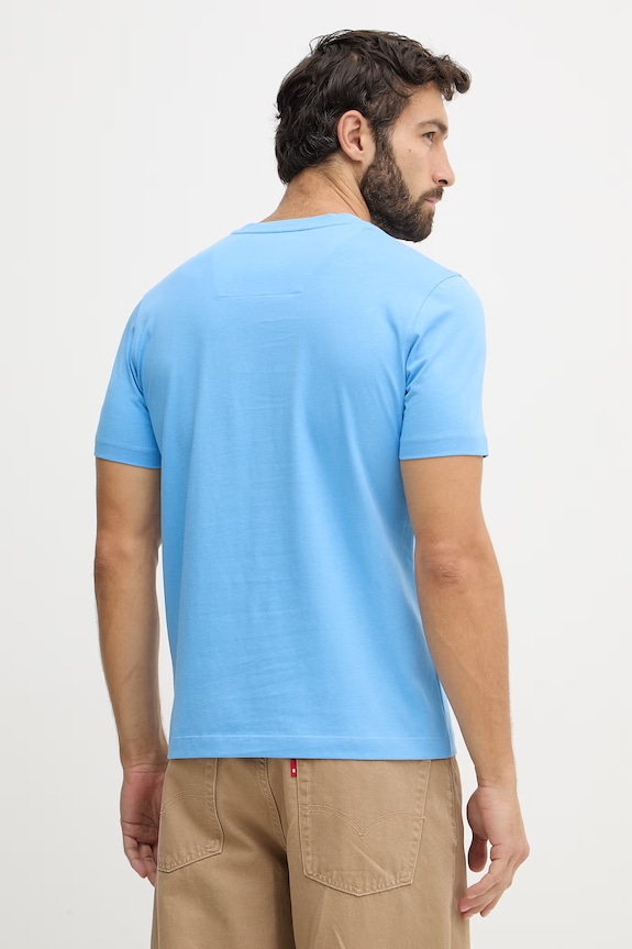 Îmbrăcăminte Aeronautica Militare tricou bărbătesc din bumbac TS1580UJ00372 albastru