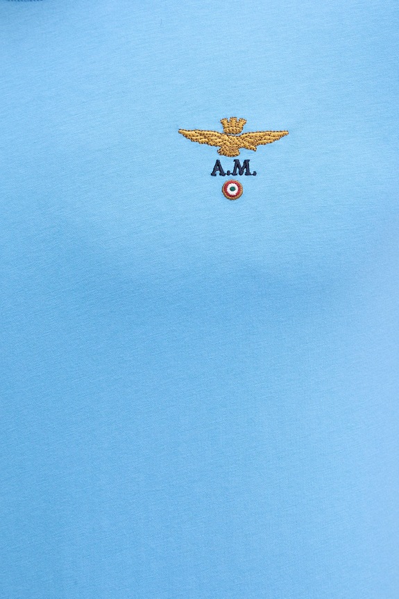 Aeronautica Militare tricou bărbătesc din bumbac TS1580UJ00372 albastru