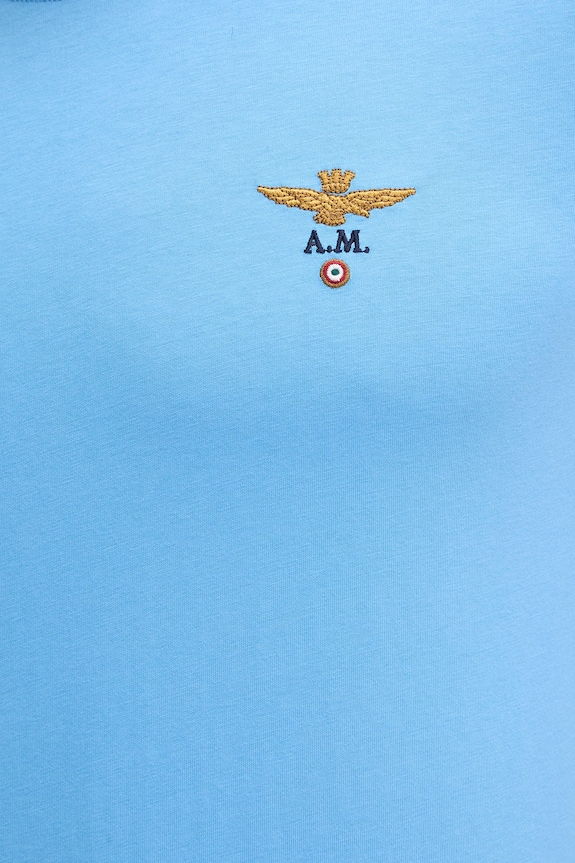Aeronautica Militare tricou bărbătesc din bumbac TS1580UJ00372 albastru