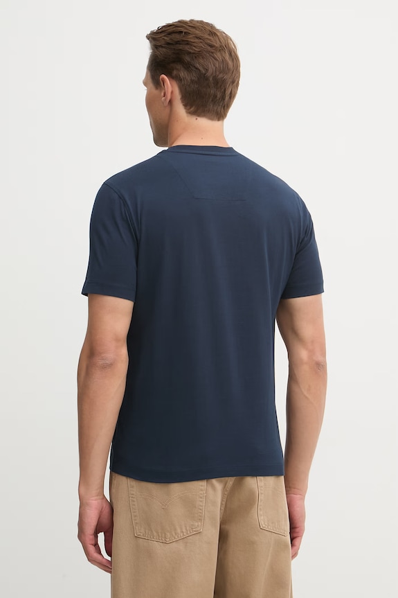 Îmbrăcăminte Aeronautica Militare tricou bărbătesc de bumbac TS1580UJ00372 bleumarin