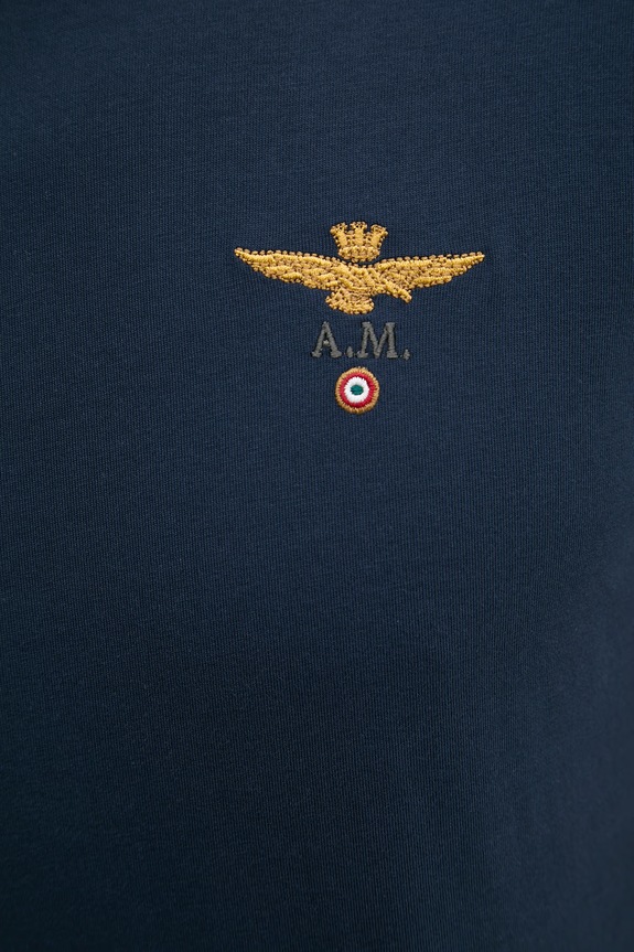 Aeronautica Militare tricou bărbătesc de bumbac TS1580UJ00372 bleumarin