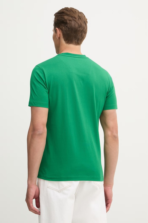 Îmbrăcăminte Aeronautica Militare tricou bărbătesc din bumbac TS1580UJ00372 verde