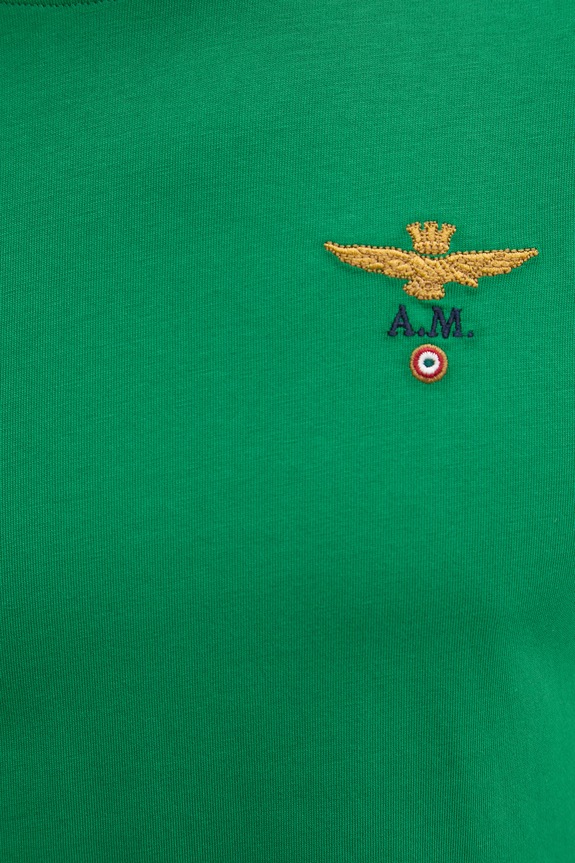 Aeronautica Militare tricou bărbătesc din bumbac TS1580UJ00372 verde