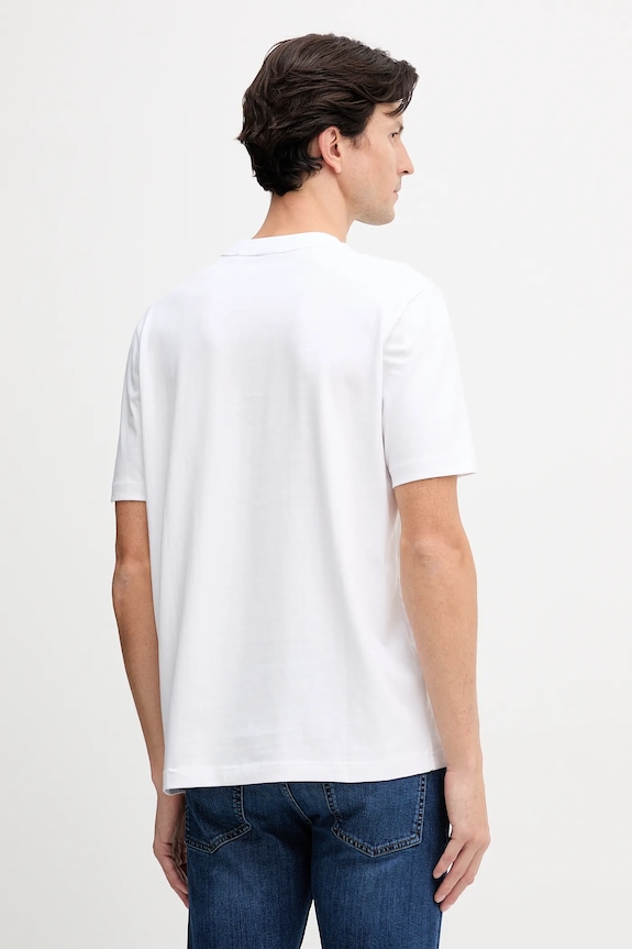 Odzież BOSS Orange t-shirt bawełniany Te_Frozen 50554616 biały
