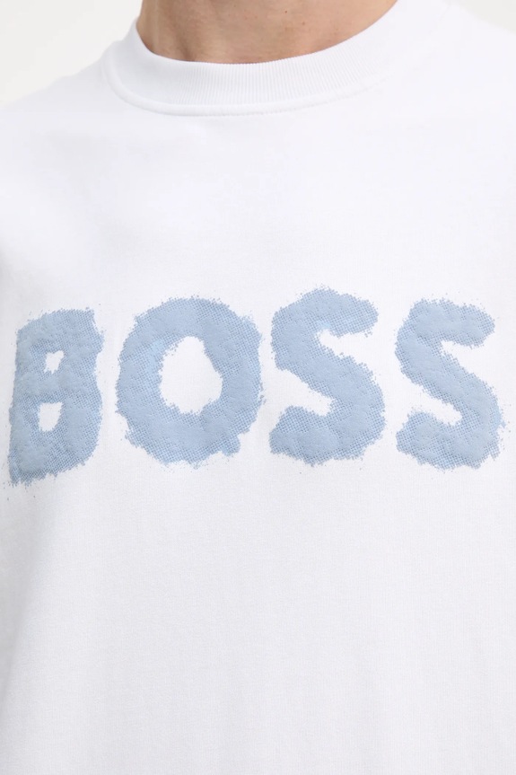 BOSS Orange t-shirt bawełniany Te_Frozen 50554616 biały