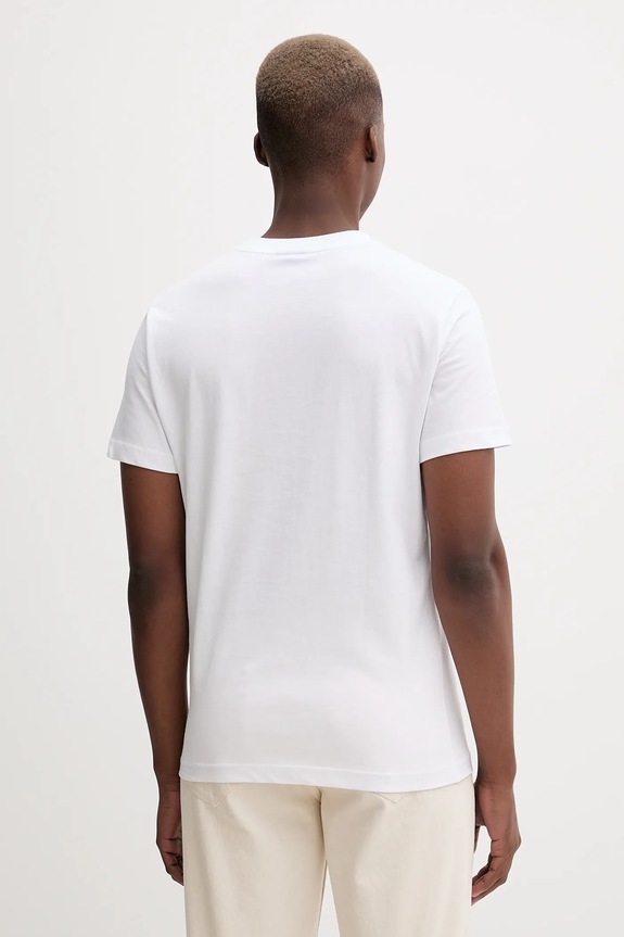 Ρούχα Βαμβακερό μπλουζάκι Karl Lagerfeld Jeans A4M17019 λευκό