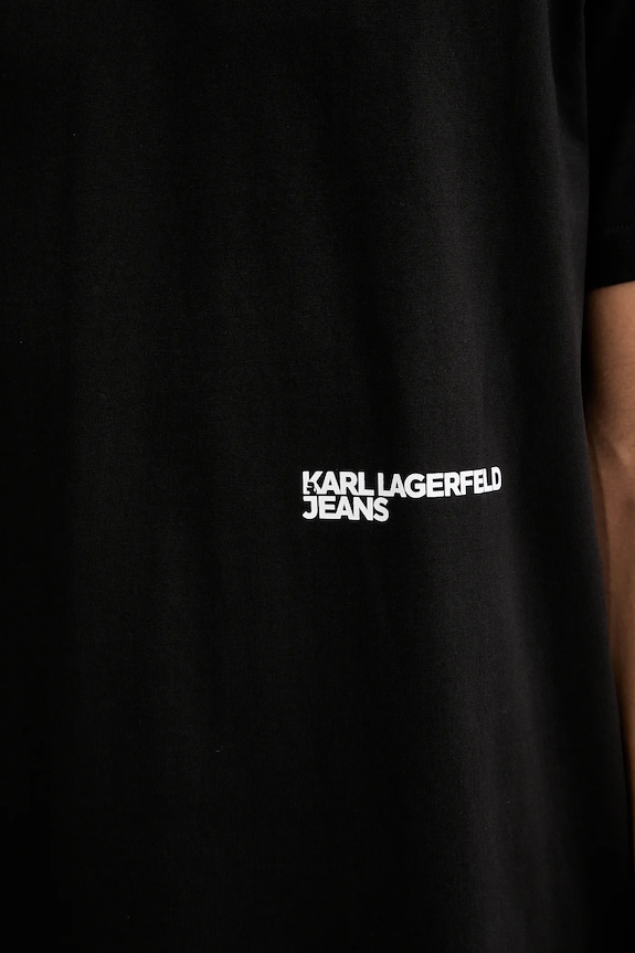 Karl Lagerfeld Jeans t-shirt in cotone A4M17024 nero