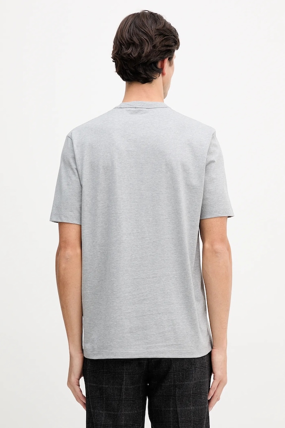 Îmbrăcăminte BOSS tricou din bumbac H-Taut 15 50546404 gri
