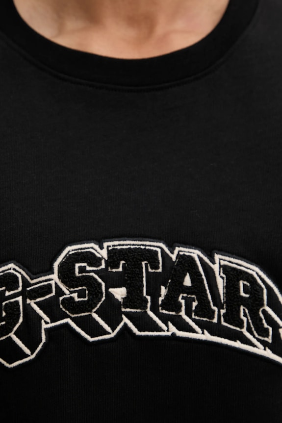 Bavlnené tričko G-Star Patches loose D26843.D709 čierna