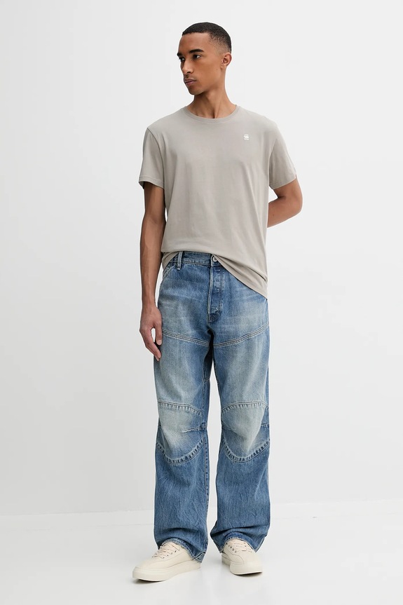 G-Star tricou din bumbac Base-s D16411.336.G106 gri AW25