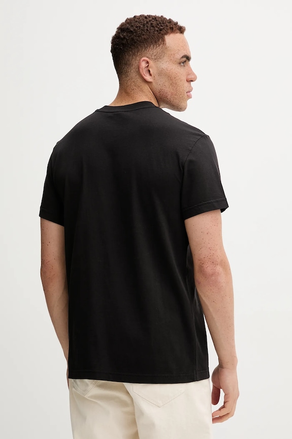 Îmbrăcăminte G-Star tricou din bumbac HD print D26824.D975 negru