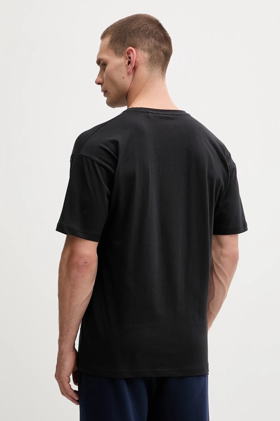 Oblečenie Bavlnené tričko HUGO T-shirt SILVER 50549871 čierna