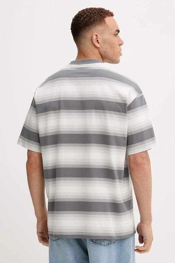 Odzież Hugo Blue t-shirt bawełniany Nisote 50548323 szary