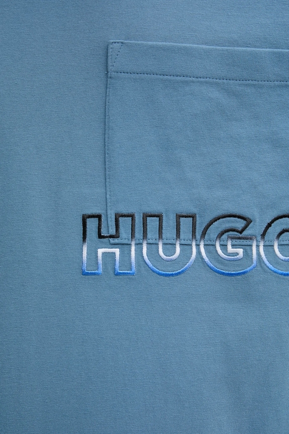 HUGO Blue tricou din bumbac Nogoste 50549120 albastru