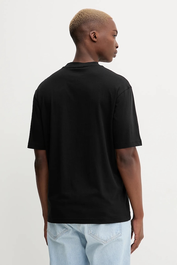 Îmbrăcăminte HUGO Blue tricou din bumbac Nedirix 50549162 negru