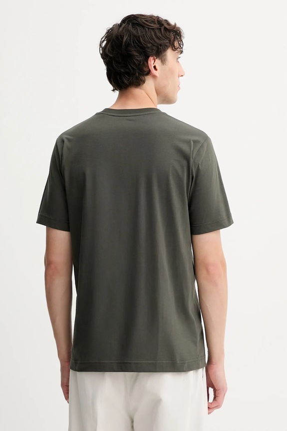 Ρούχα Βαμβακερό μπλουζάκι Marc O'Polo 528201251186 πράσινο