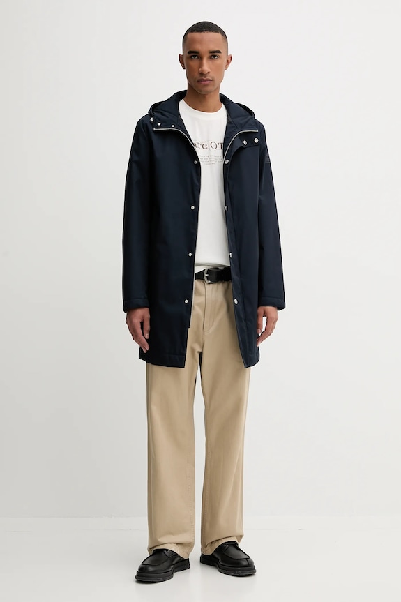 Bavlnené tričko Marc O'Polo 528230551196 béžová AW25