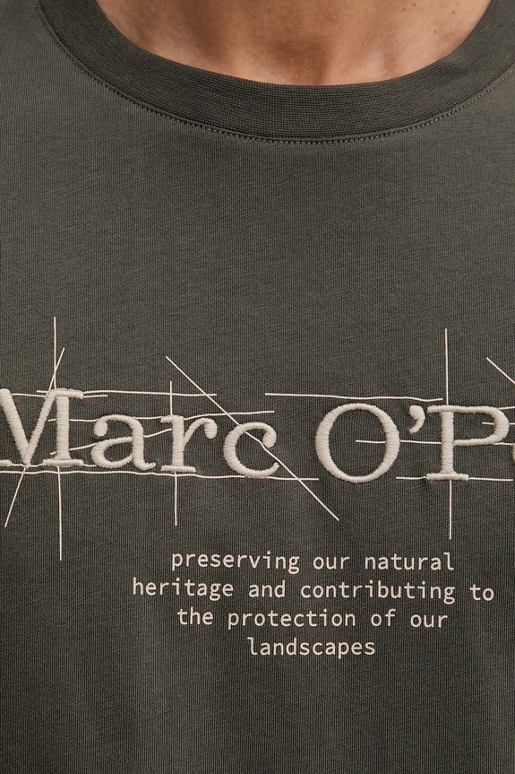 Marc O'Polo tricou din bumbac 528230551196 verde