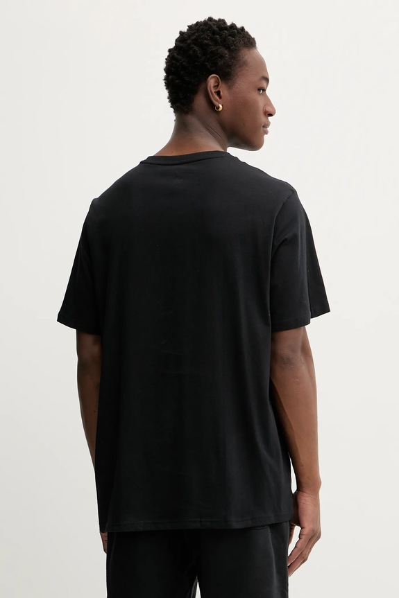 Îmbrăcăminte Converse tricou bărbătesc din bumbac CVM5T459 negru