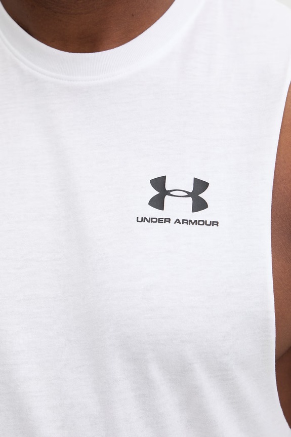 T-shirt προπόνησης Under Armour 1329286 λευκό