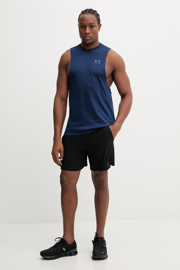 T-shirt προπόνησης Under Armour 1329286 σκούρο μπλε SS26