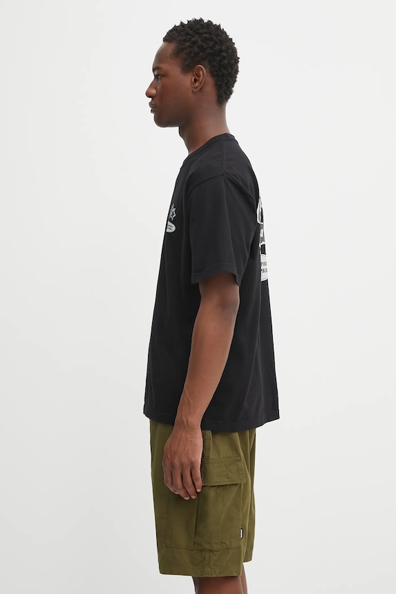 NEIGHBORHOOD t-shirt in cotone nh . tee ss-12 251PCNH.ST12 nero AW25