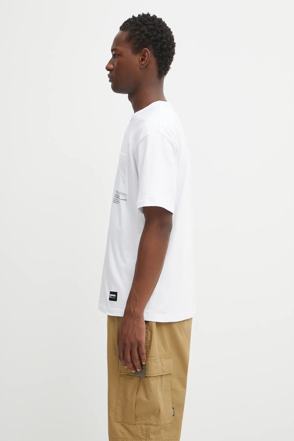 Tričko NEIGHBORHOOD sheltech crewneck-p ss 251BWNH.CSM01 bílá AW25