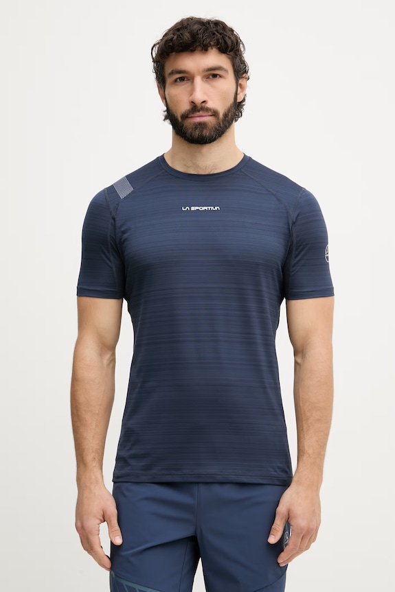 La Sportiva T-shirt sportowy męski Sunfire granatowy ZAST005