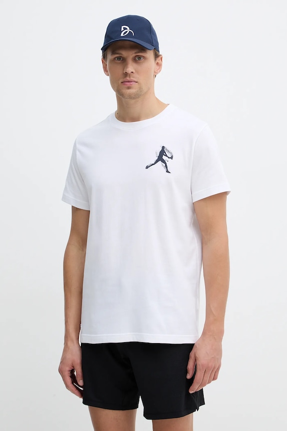 Lacoste T-shirt męski pozostałe biały TH1044