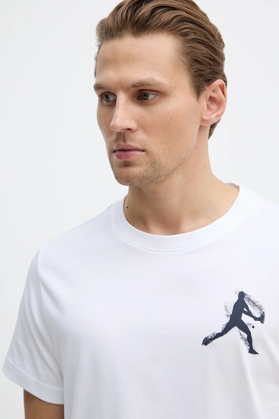 Lacoste T-shirt męski biały TH1044