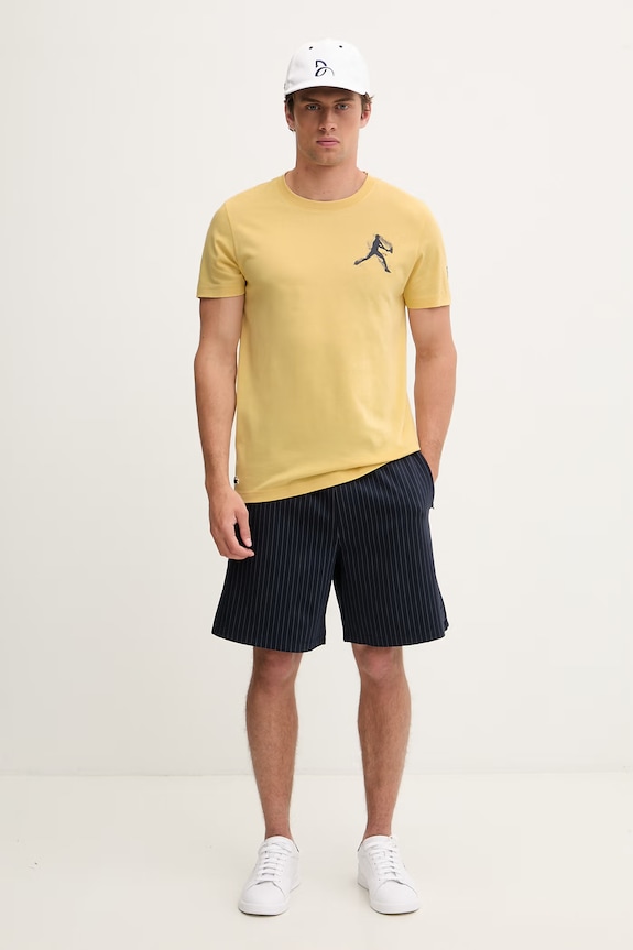 Lacoste t-shirt da uomo TH1044 giallo SS26