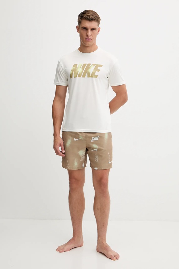 T-shirt κολύμβησης Nike NESSF569 μπεζ AW25