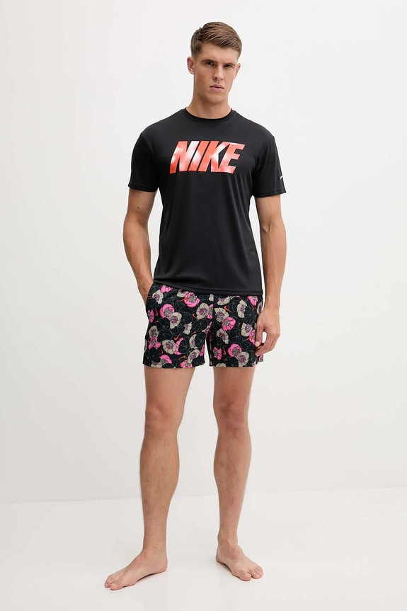 T-shirt κολύμβησης Nike NESSF569 μαύρο AW25