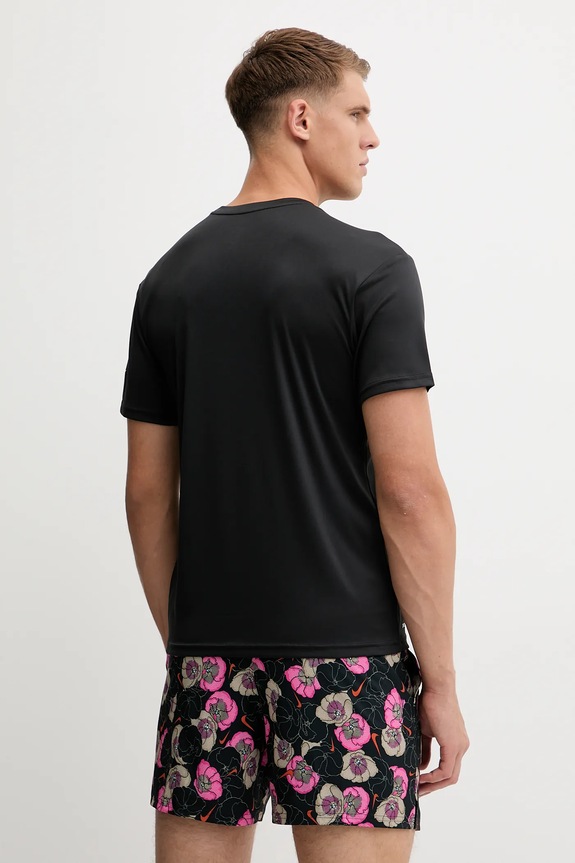 Ρούχα T-shirt κολύμβησης Nike NESSF569 μαύρο