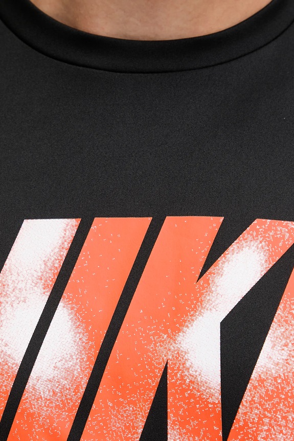 T-shirt κολύμβησης Nike NESSF569 μαύρο