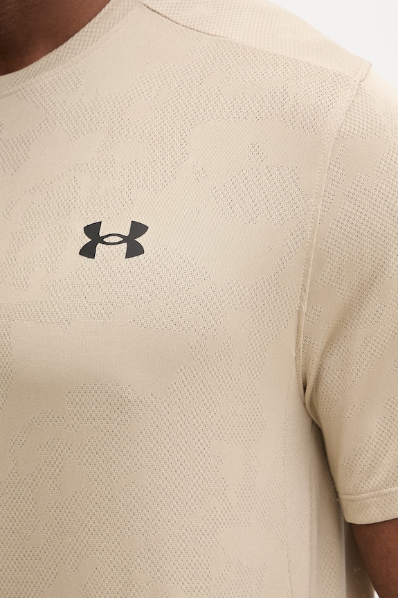Under Armour t-shirt γυμναστικής ανδρικό 1390047 μπεζ