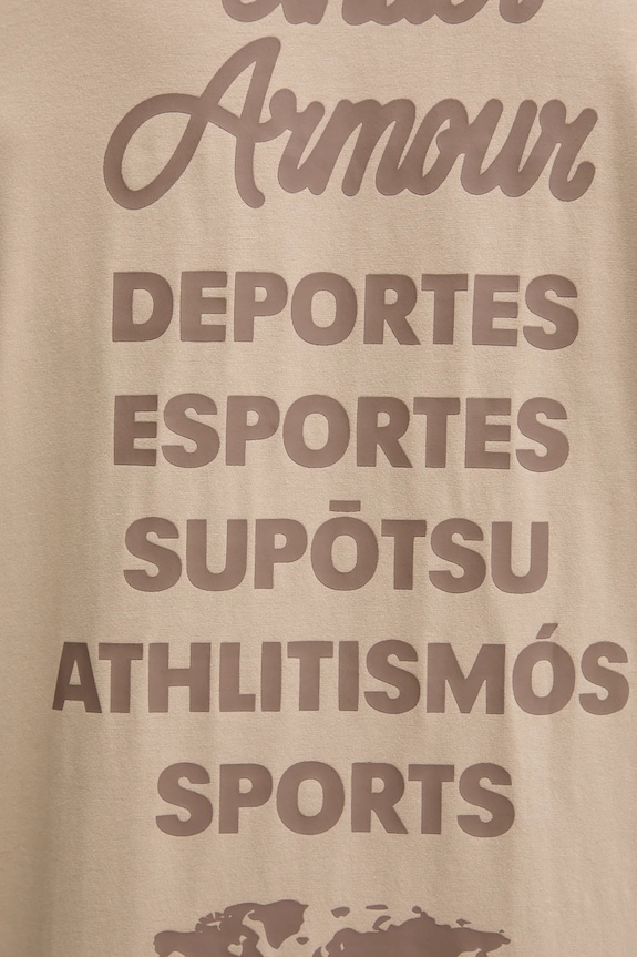 Under Armour t-shirt 6004143 beżowy