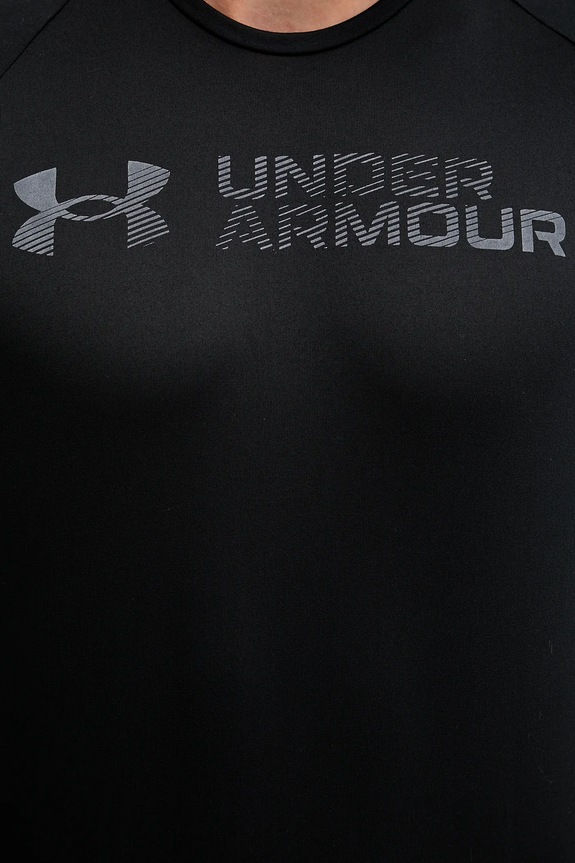 Kratka majica za vadbo Under Armour UA Tech Reflective 6005116 črna