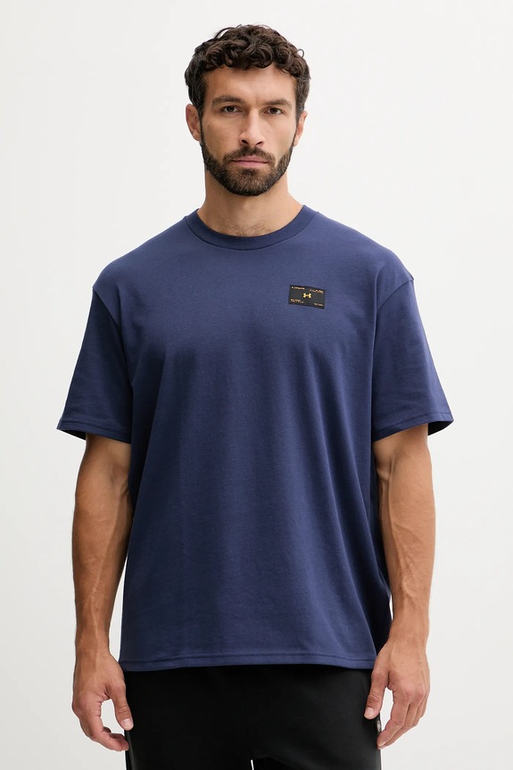 Under Armour t-shirt piccola impronta blu navy 6005668