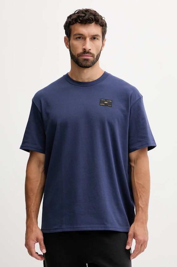 Under Armour t-shirt piccola impronta blu navy 6005668