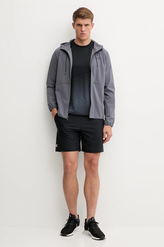 Μπλουζάκι προπόνησης Under Armour UA Tech Fade 6005916 μαύρο AW25