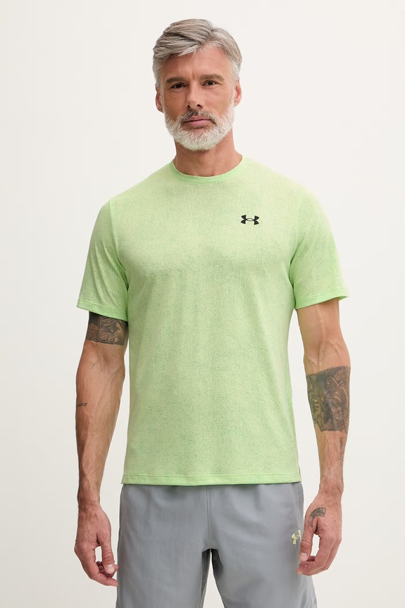 Under Armour t-shirt γυμναστικής Ανδρικό UA Tech πράσινο 6005920