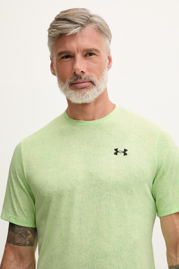 Under Armour t-shirt γυμναστικής Ανδρικό UA Tech πράσινο 6005920