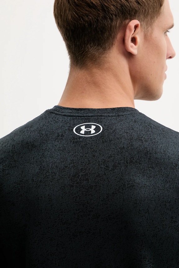 Under Armour t-shirt γυμναστικής ανδρικό UA Tech 6005920 μαύρο