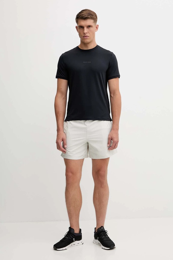 Αθλητικό μπλουζάκι Under Armour Project Rock 6007149 μαύρο AW25